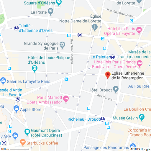Wegbeschreibung zur Rue Chauchat auf Google™